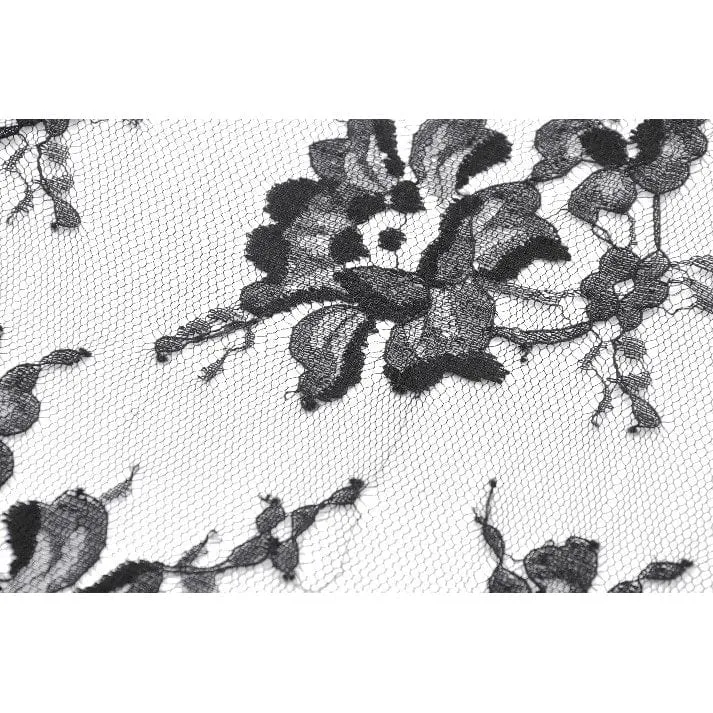 Gothic Shrug aus transparenter Blumenspitze für Damen