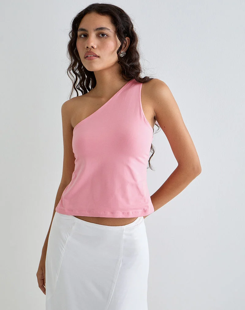 Klazari Top aus Viskosejersey Ballett Rosa