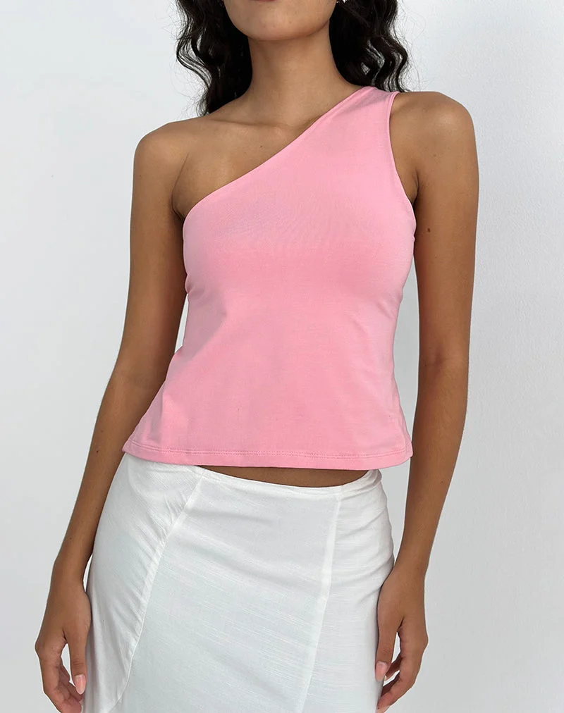 Klazari Top aus Viskosejersey Ballett Rosa