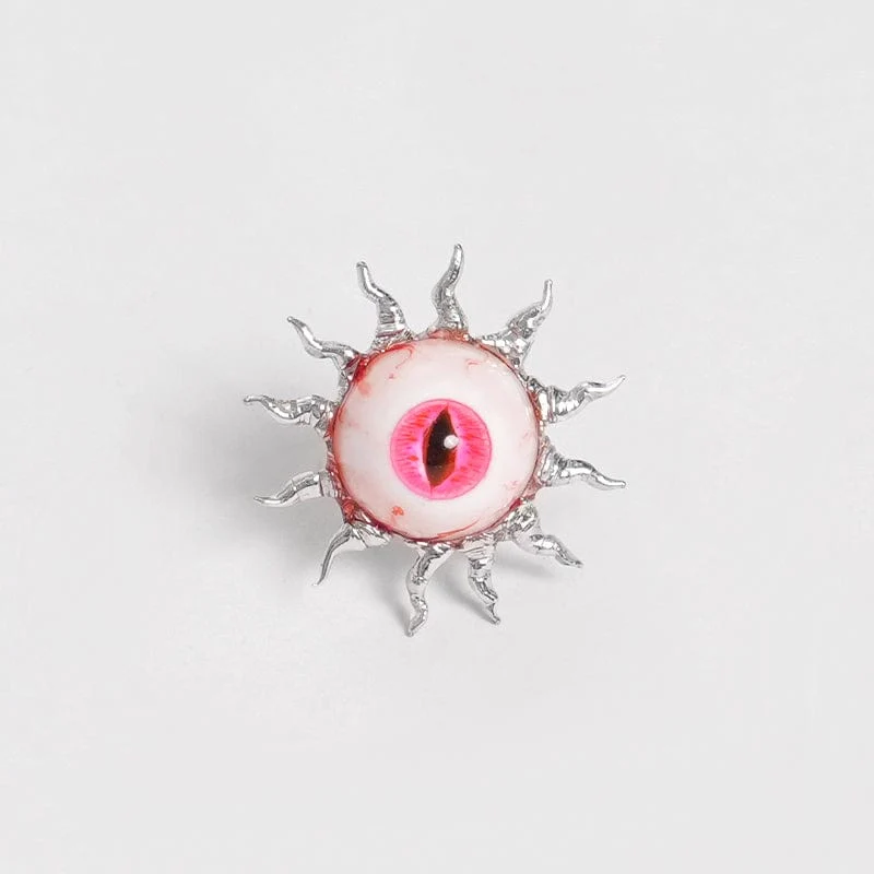 Punk-Sonnenblumen-Augapfelring für Damen