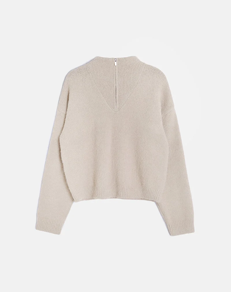 Atine Pullover in Hafermehl