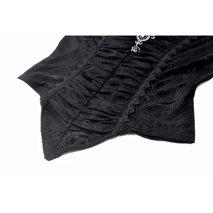 Gothic Mesh Diamond Langarmshirt für Damen