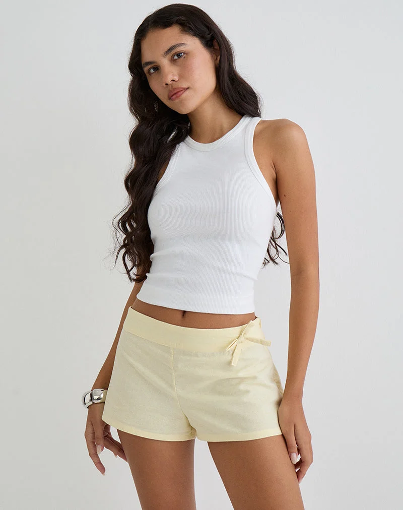 Blazy Tie Short in Zitrone