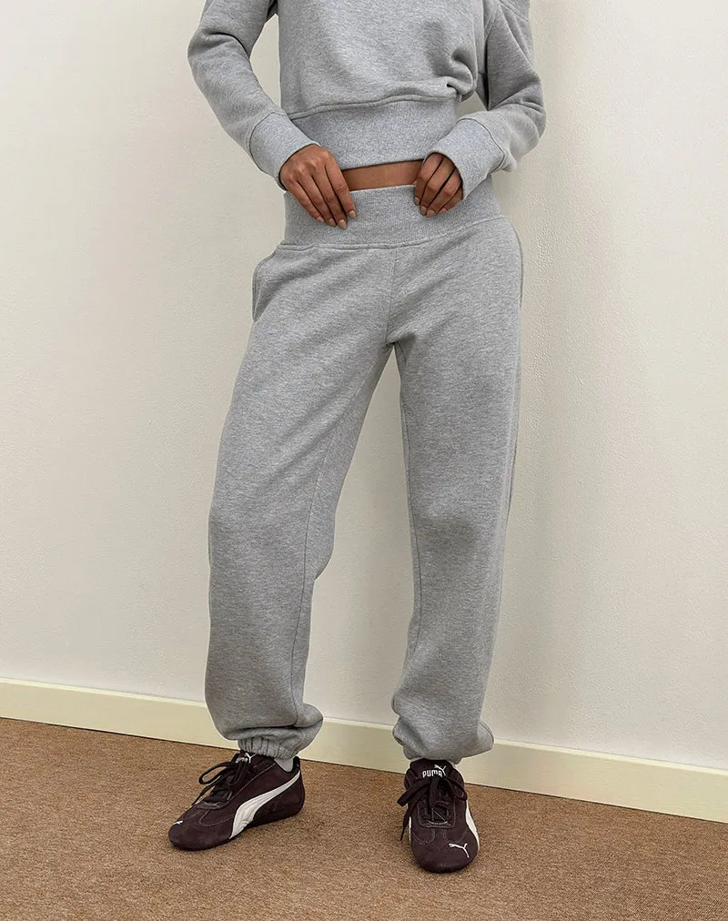 Epsie Oversized-Jogger in Grau meliert
