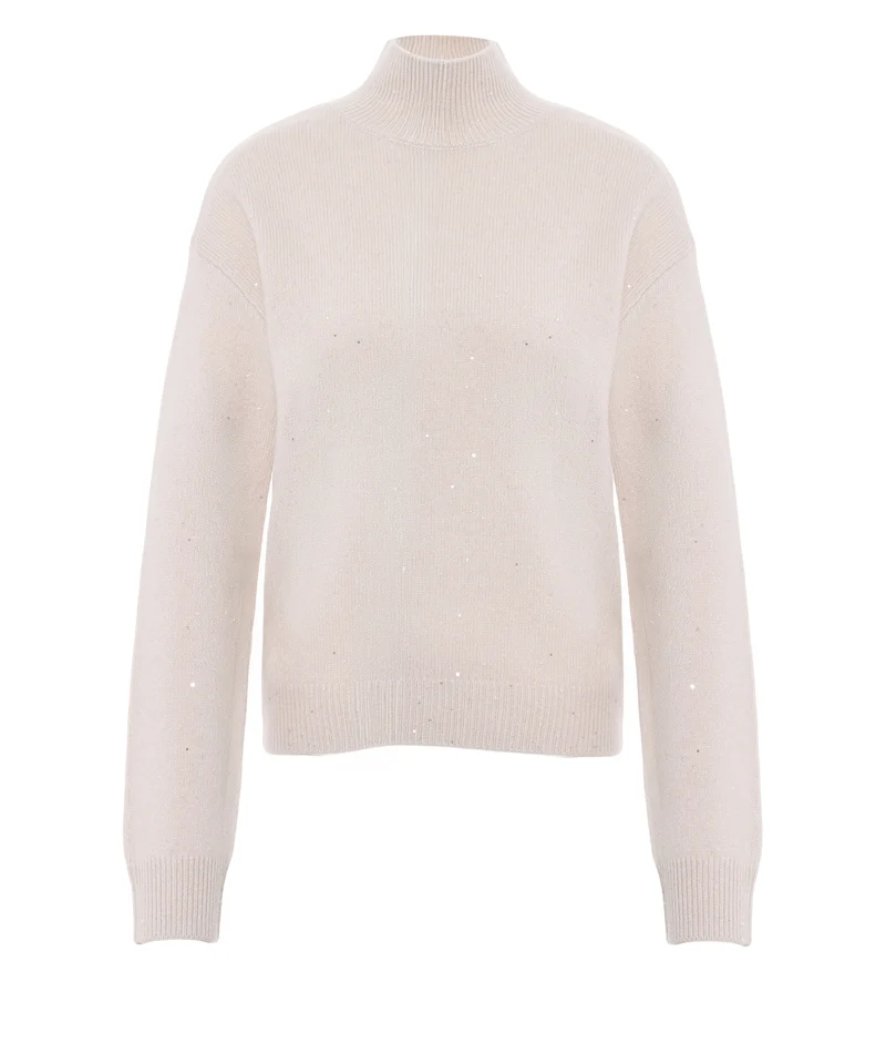 Maglione con collo alto