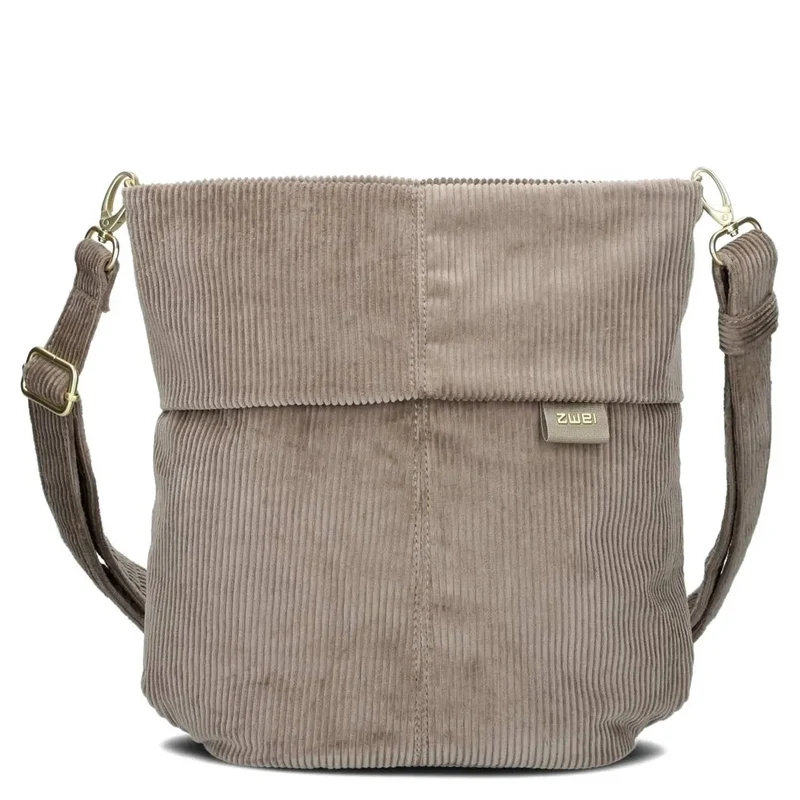 zwei Mademoiselle M90 - Bolso bandolera 28 cm (cord-mocca)