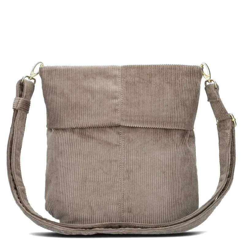 zwei Mademoiselle M90 - Bolso bandolera 28 cm (cord-mocca)