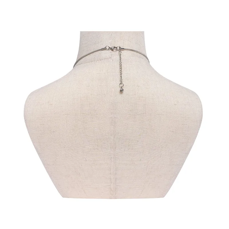 Damen Punk Kette Seltsame Sci-Fi Alien Halskette Rot