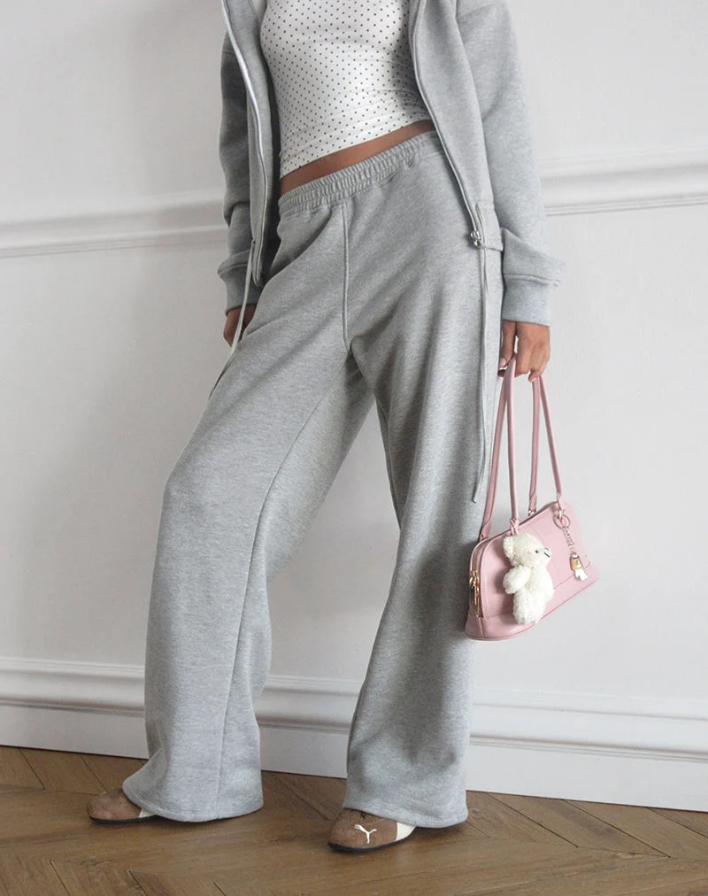 Lässiger Jogger in Grau meliert