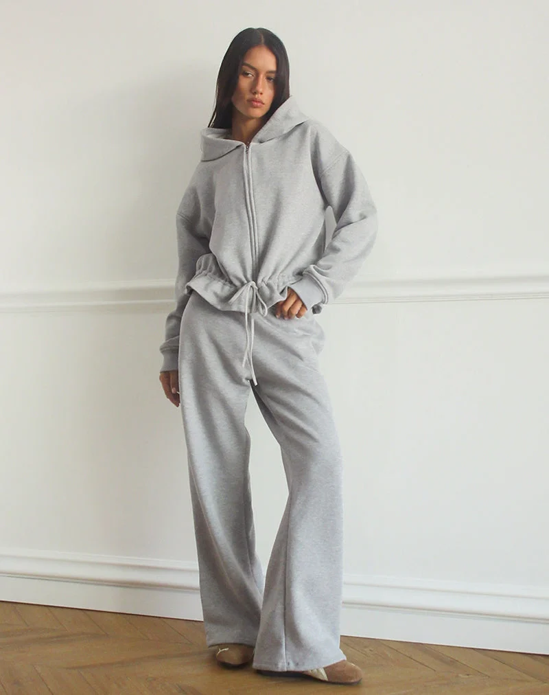 Lässiger Jogger in Grau meliert