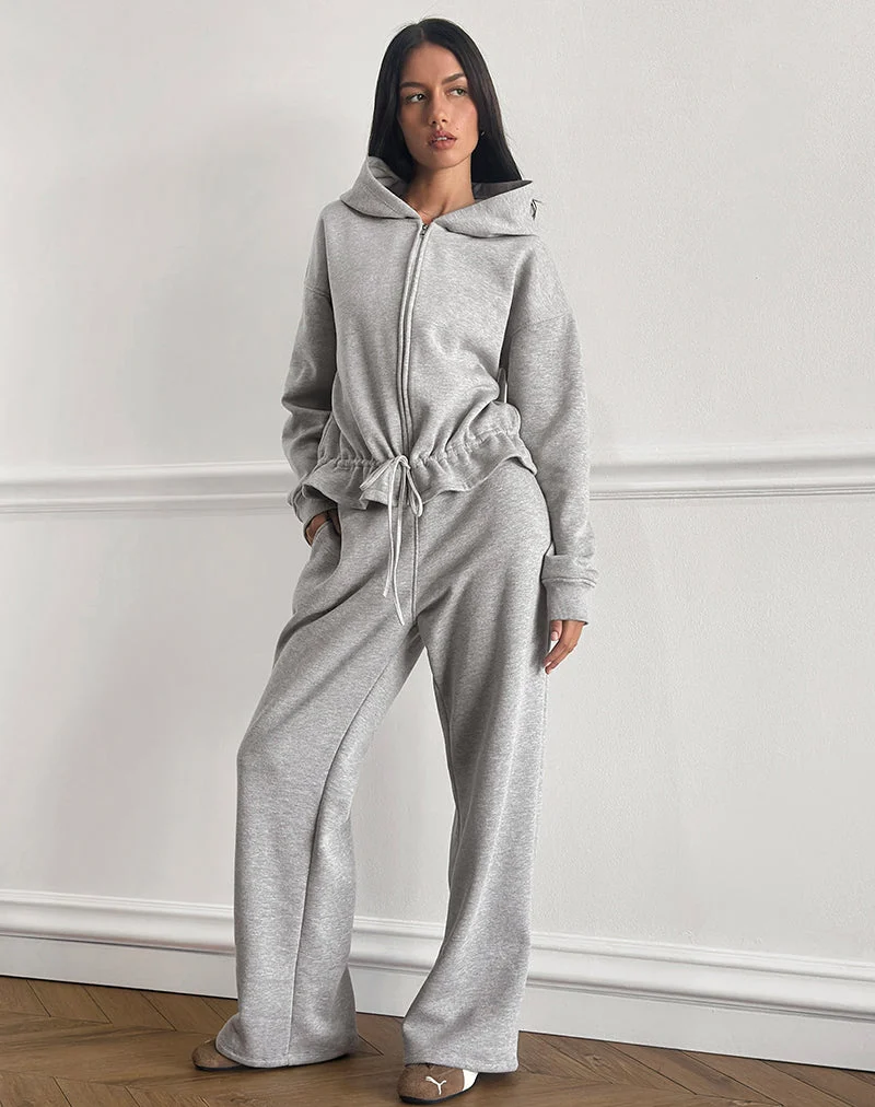 Lässiger Jogger in Grau meliert