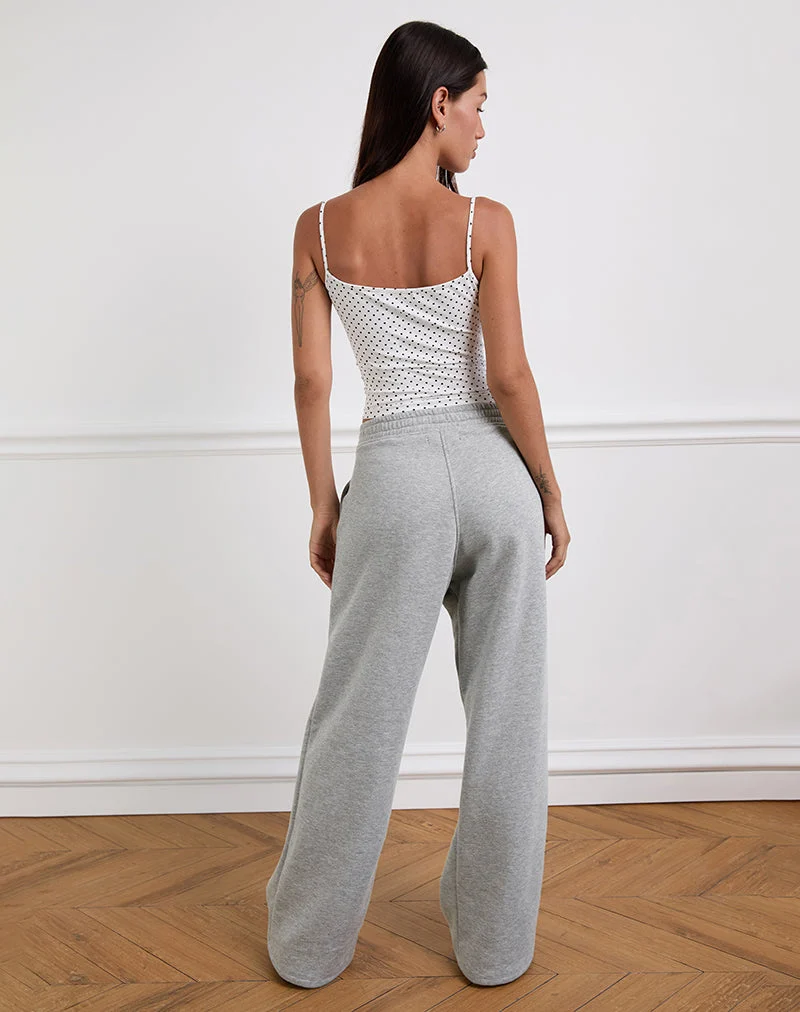 Lässiger Jogger in Grau meliert