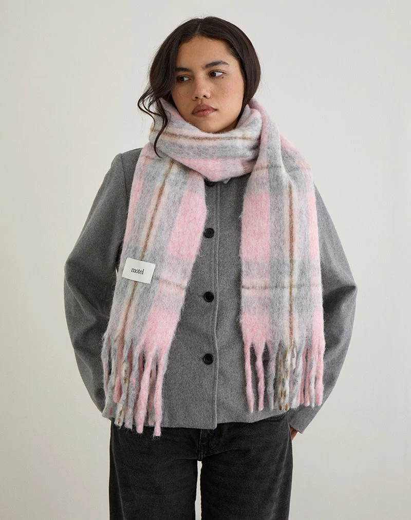 Ziya Jacke mit Kragen und Knopfleiste aus Wolle Grau