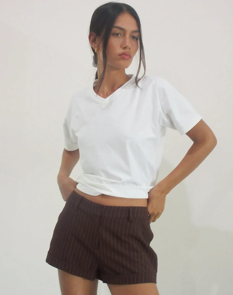 Viman Top in Jersey Elfenbein
