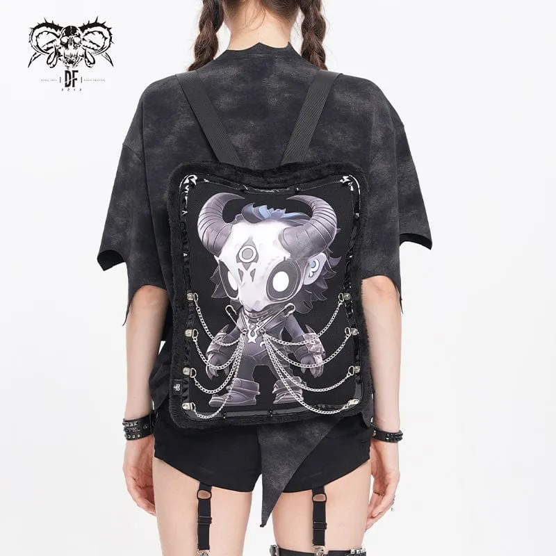 Devil Fashion Hitt Muster Kettentasche