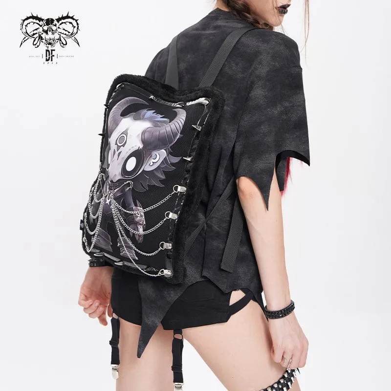 Devil Fashion Hitt Muster Kettentasche
