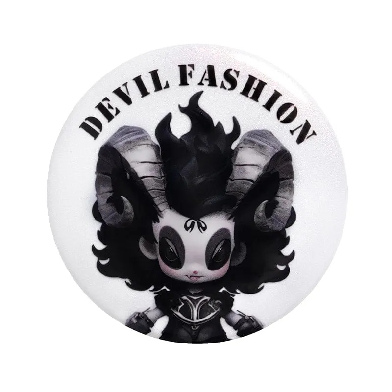 Devil Fashion Brosche mit Lilimar-Muster