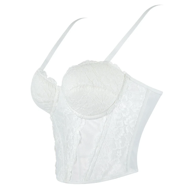 Gothic-Spitzen-Slip-Bustier für Damen