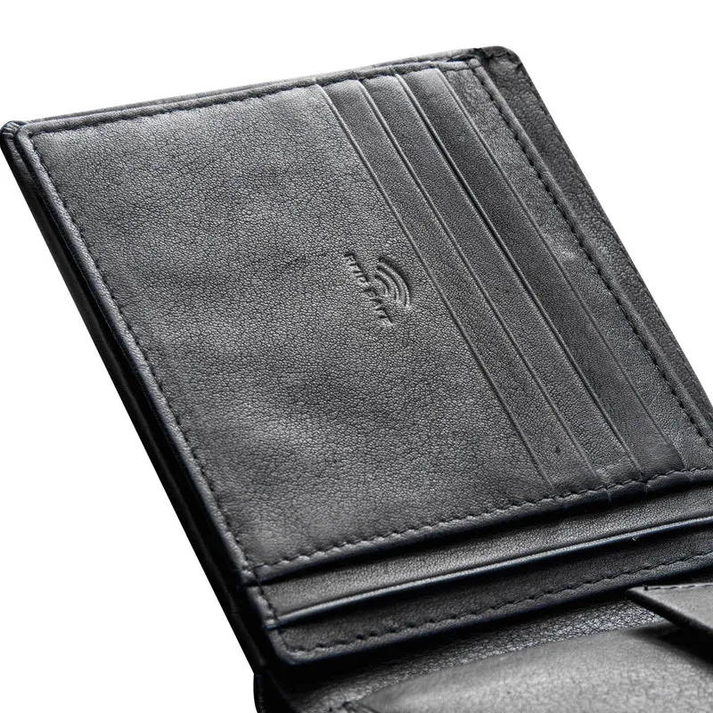 Strellson Carter - Cartera 8cc 10 cm RFID (black)