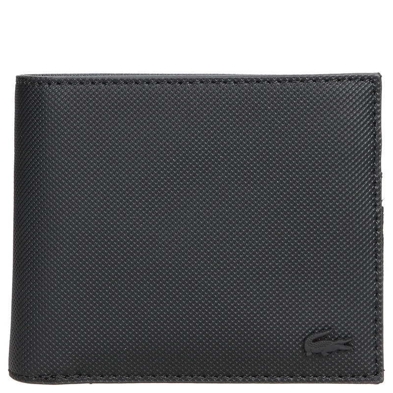 Lacoste Men's Classic - Cartera M 3cc 11.5 cm RFID (black)