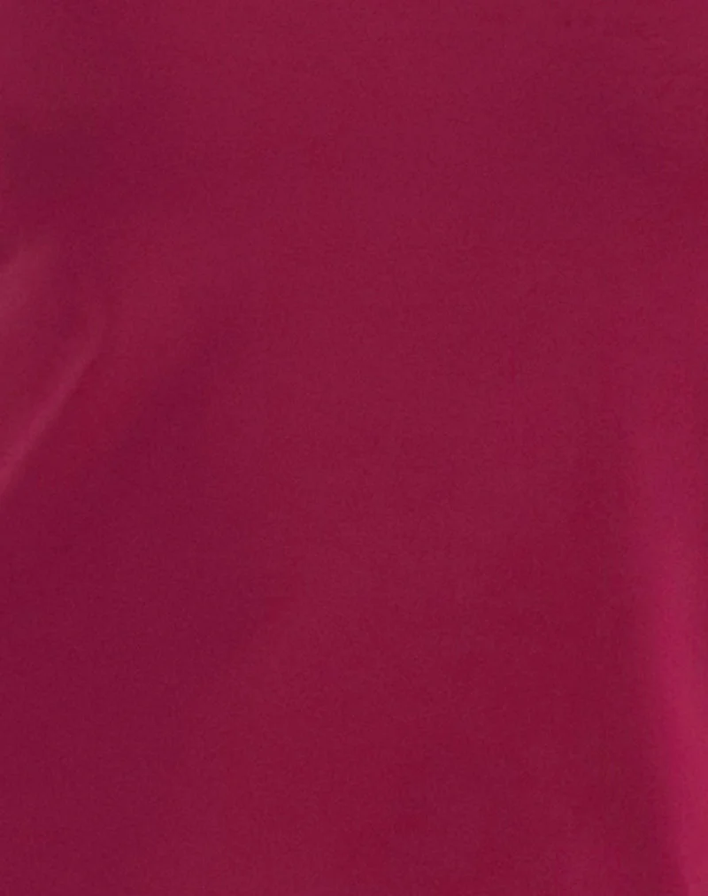 Klazari Top aus Rayon Jersey Burgund