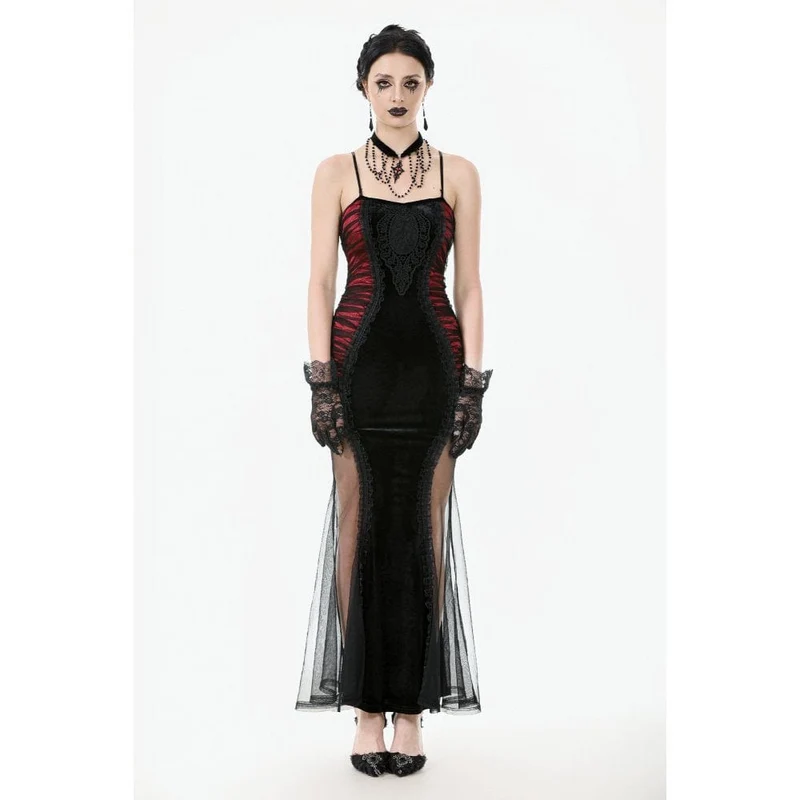 Gothic Mehrlagiges Samt-Halsband für Damen