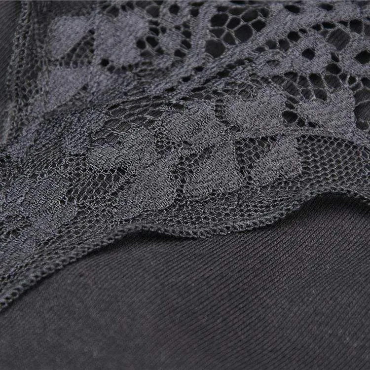 Sexy, schmal geschnittenes, figurbetontes Kleid aus schwarzer Spitze (ohne Spitzenumhang)