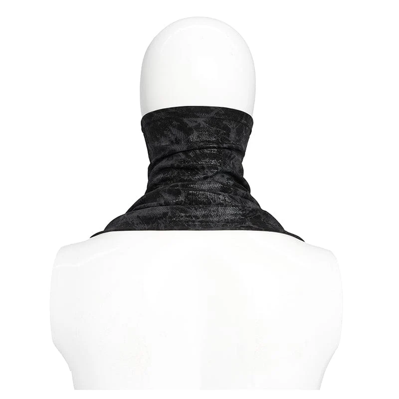 Herren-Maskenschal mit Punk-Print