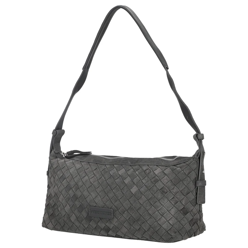 Les Visionnaires Marie Baguette Wave Cozy - Bolso de hombro 38,5 cm (asphalte)