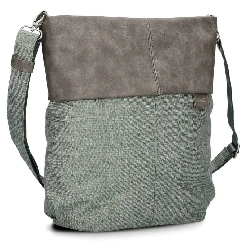 zwei Olli OT12 - Bolso de hombro 32 cm (salbei)