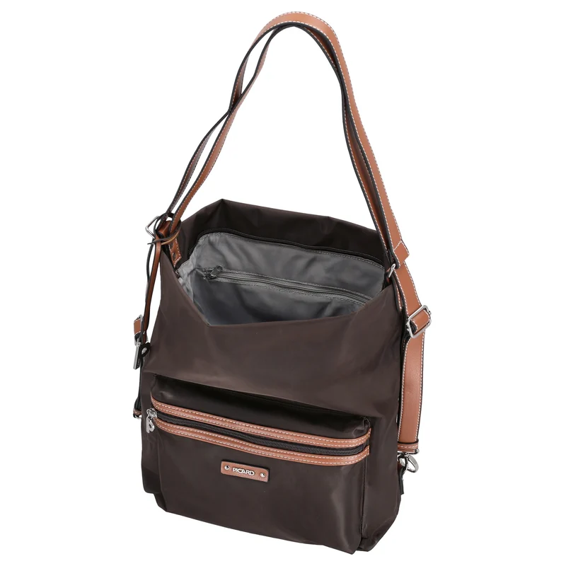 Picard Sonja - Bolso bandolera/Mochila 36 cm (cafe)