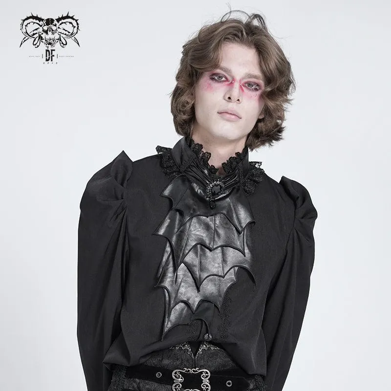 Gothic Unregelmäßige Fledermausähnliche Lagenkrawatte für Herren