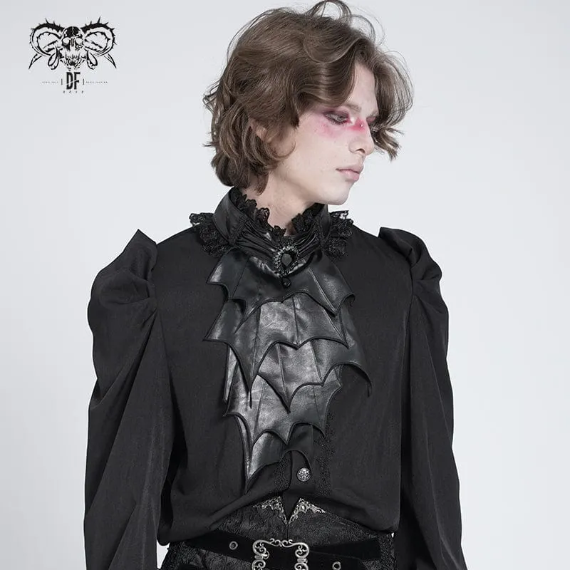 Gothic Unregelmäßige Fledermausähnliche Lagenkrawatte für Herren