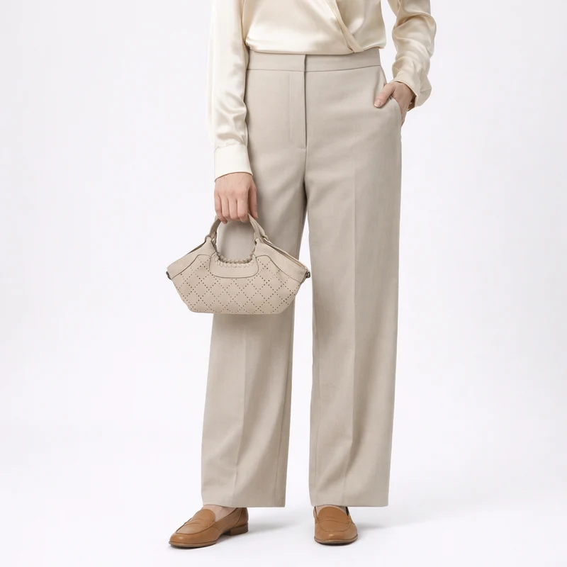 FREDsBRUDER Hey Lovely - Bolso de mano (creamy cream)