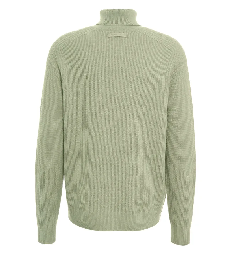 Maglione in lana a collo alto