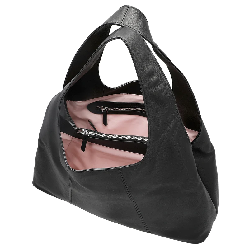 Les Visionnaires Paz Essential Soft Grainy - Bolso de hombro (black)