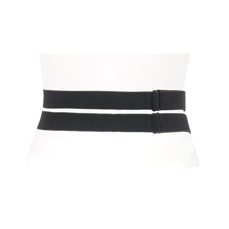 Gothic Star Double-Layer Kunstledergürtel für Damen