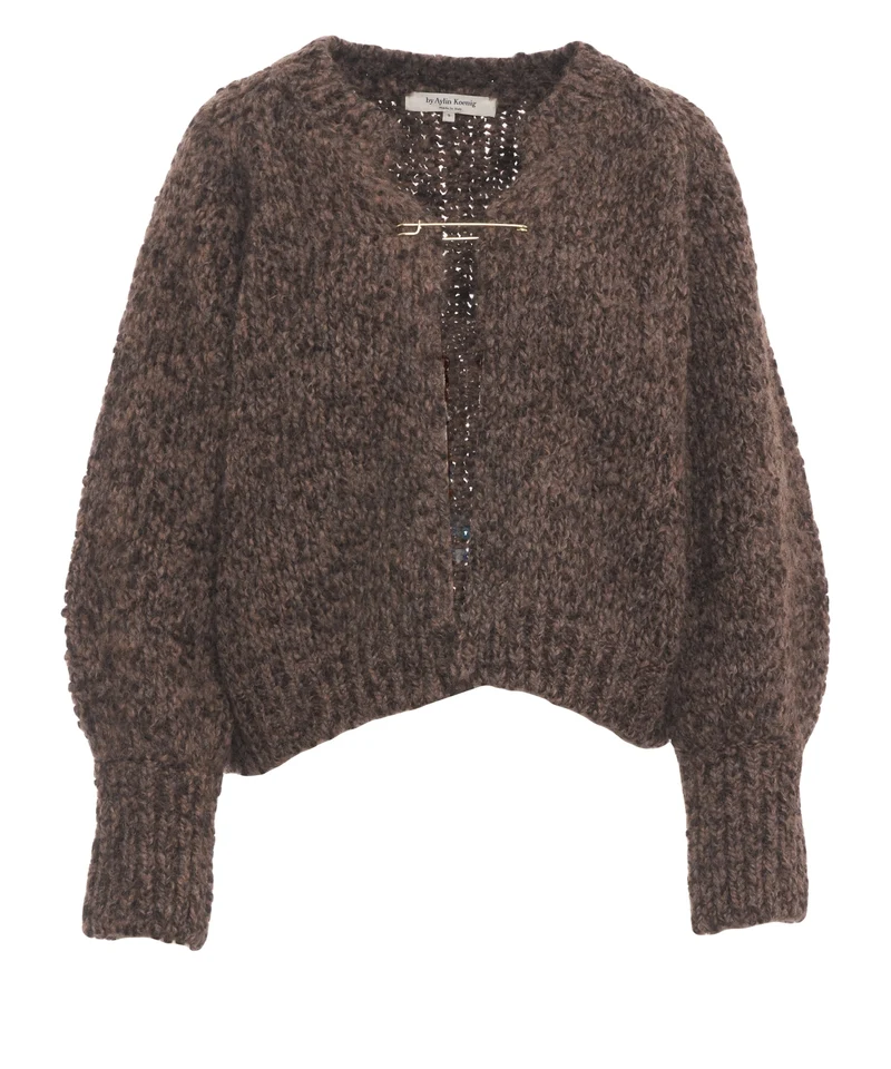 Cardigan con spilla 'Connie'