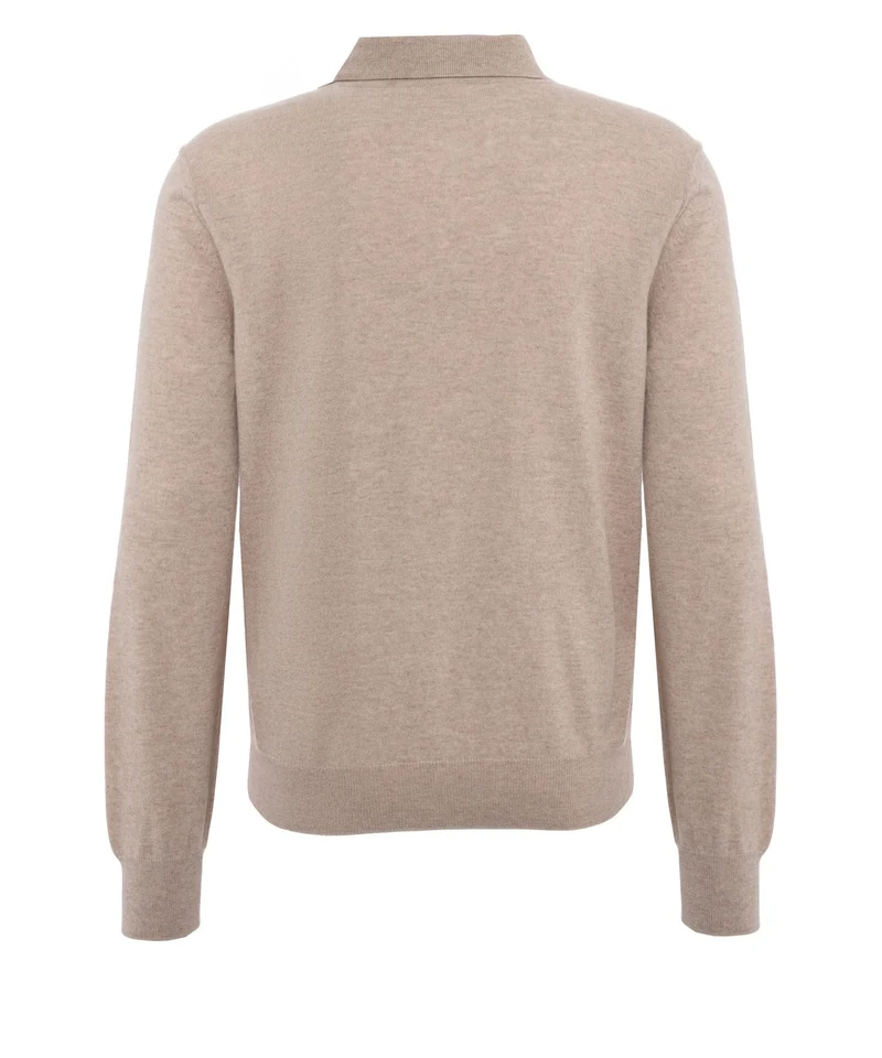 Maglione con colletto a polo