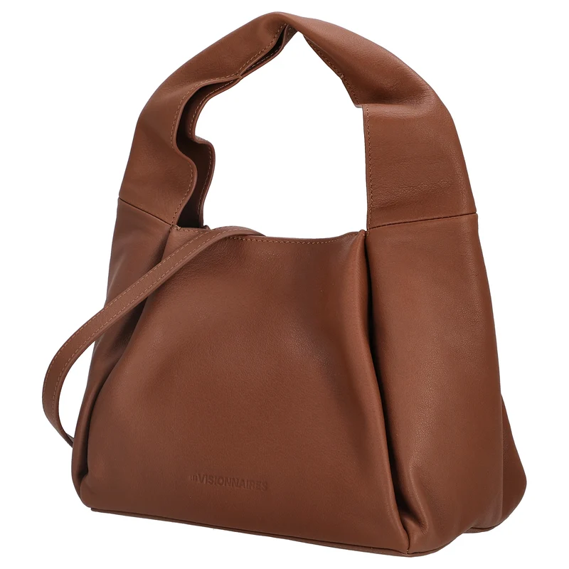 Les Visionnaires Coralie Essential Soft Grainy - Bolso bandolera 24 cm (chestnut)