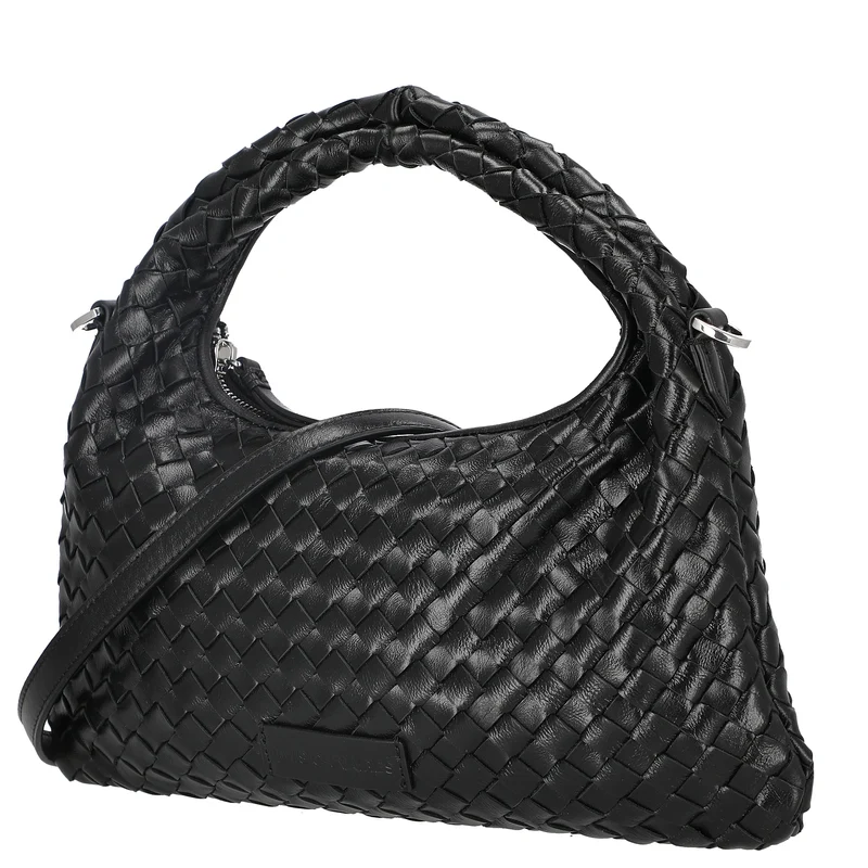 Les Visionnaires Sadie Weave Glossy - Bolso de mano (black)