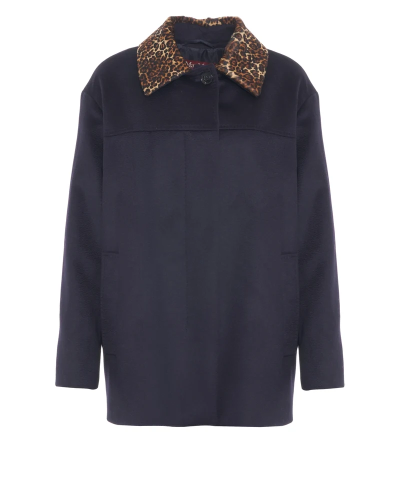 Cappotto 'Calamo' con stampa animalier