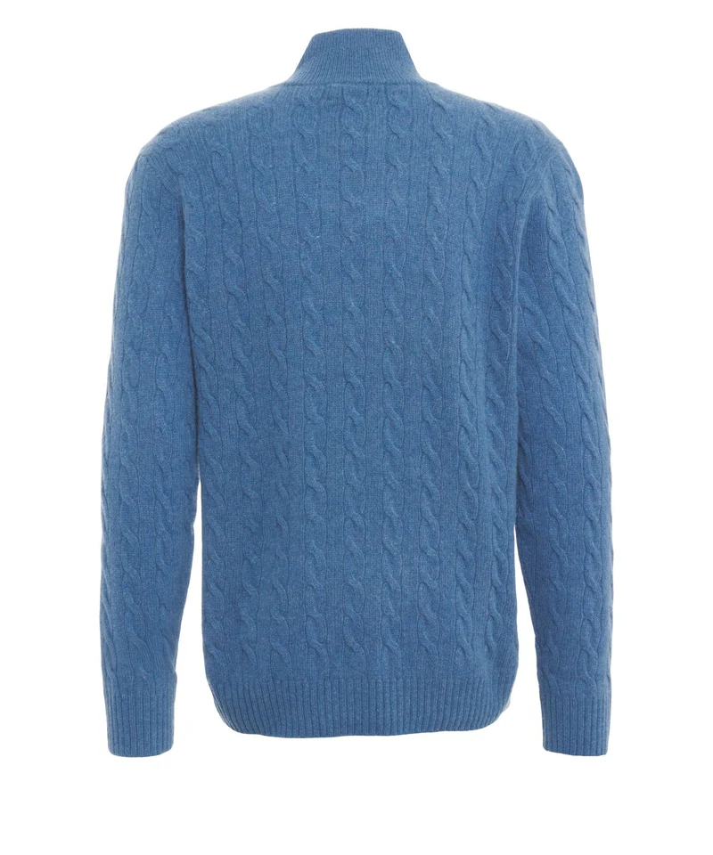 Maglione con logo ricamato