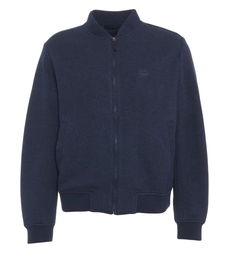 Giacca bomber con ricamo del logo