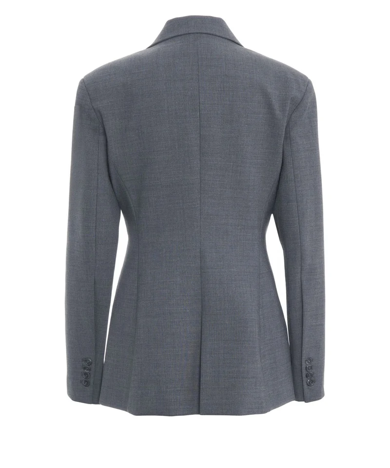 Blazer monopetto in lana
