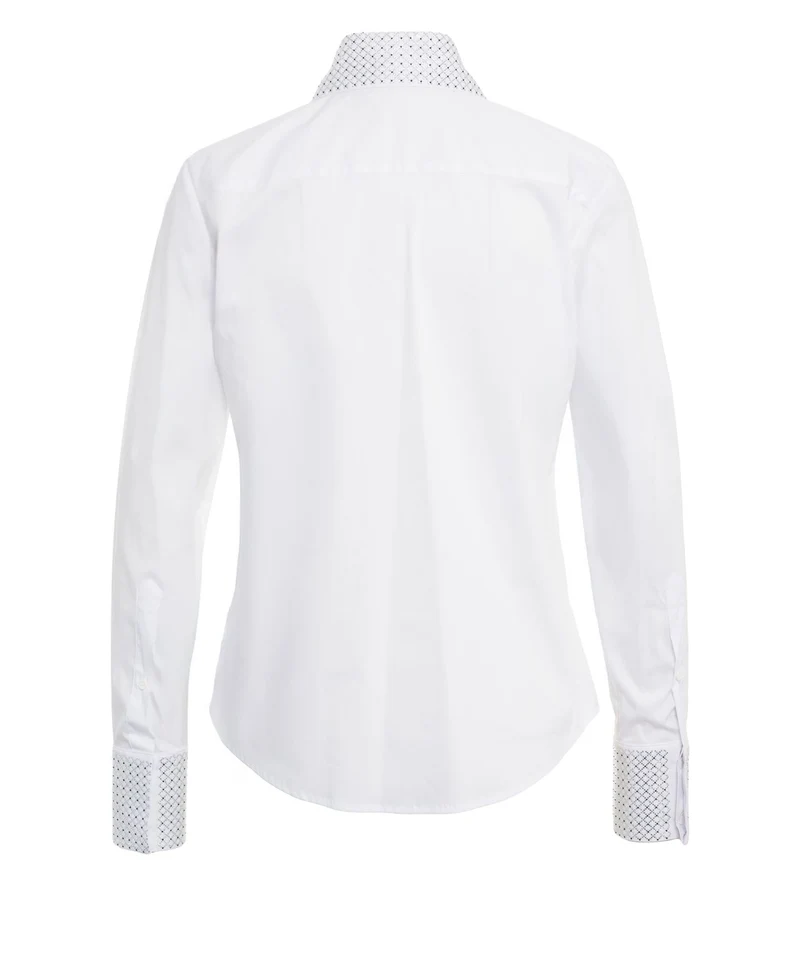 Camicia con applicazione di strass