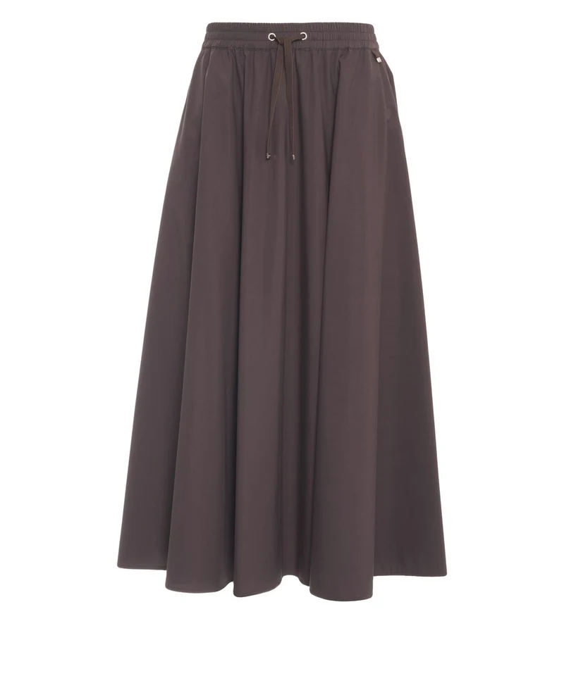 Gonna maxi con dettaglio logo