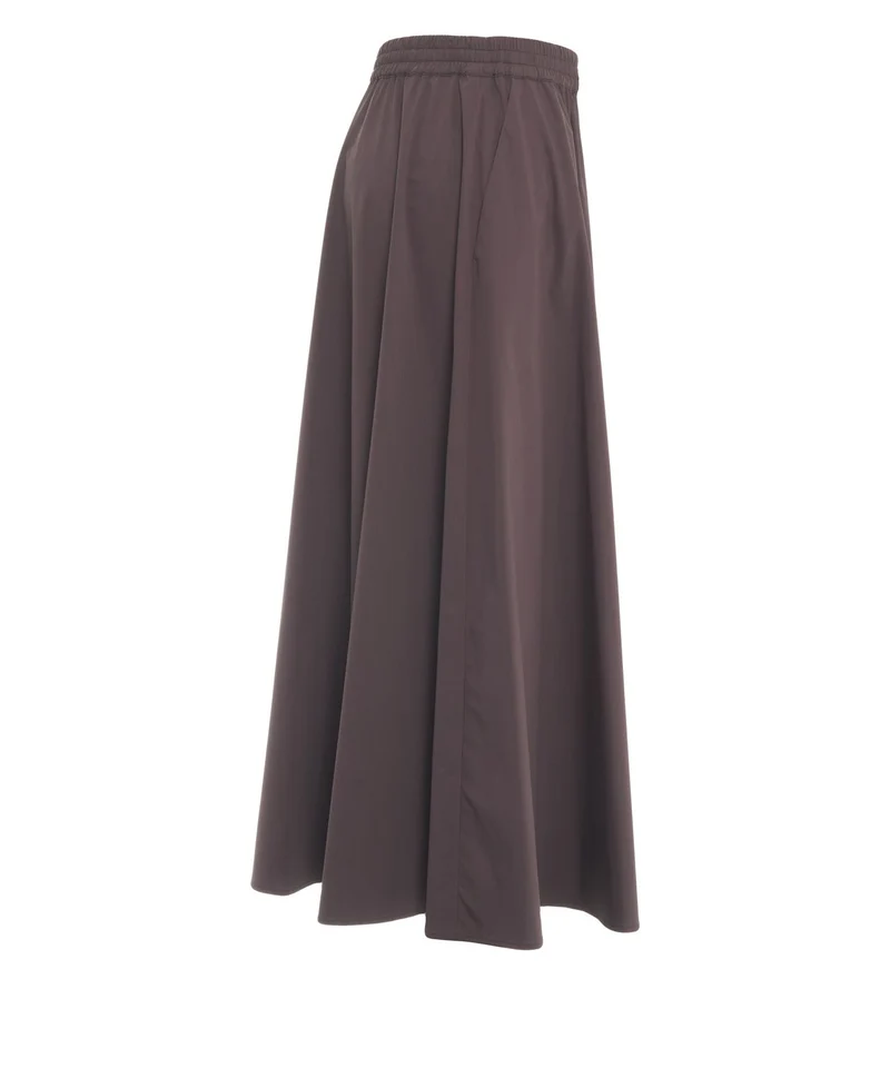 Gonna maxi con dettaglio logo