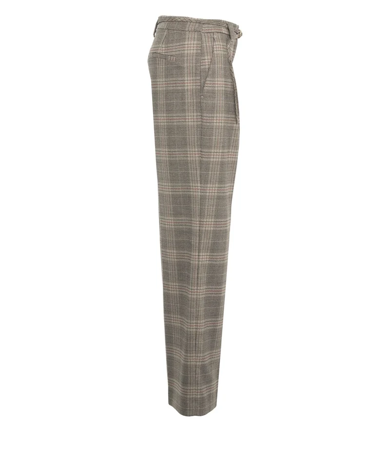 Pantaloni a quadri