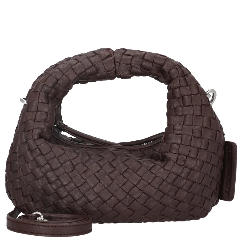 Les Visionnaires Greta Micro Weave Silky - Bolso de mano 20 cm (aubergine)